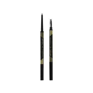 Micro Brow Pencil Natural Brown - Draws Tiny Brow Hairs with Ultra Thin Eye Brow Pencil, Defines Final look, Soft Brush for Smudging, Water Resistant Formula, Curelty Free