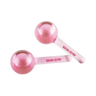 Skin Gym Ice Globe Beauty Balls Pink Liquid Cryoci...