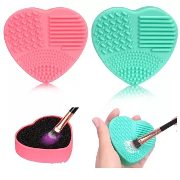 Unaone 2 Pcs Makeup Brush Cleaning Mat, Cosmetic B...