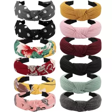 VELSCRUN 12 Pack Headbands for Women Womens Headba...