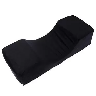 KOO Lash Pillow Neck Support Eyelash Pillow Soft Grafting Eyelashes Memory Foam Eyelash Extension Pillow Makeup Salon With Pocket (Black)