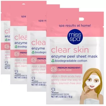 MISS SPA Face Mask Skin Care, Clear Skin Enzyme Pe...