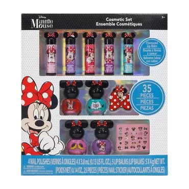 Townley Girl Disney Minnie Mouse Sparkly Cosmetic ...