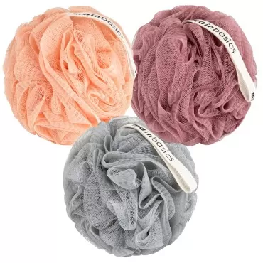 MainBasics Bath Shower Loofah Sponge Pouf Body Was...