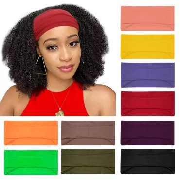 10 Pack Wide Headbands for Women, Workout Yoga Run...