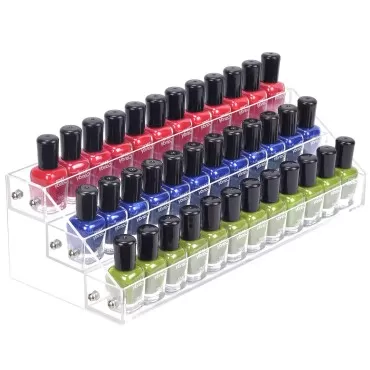 Umirokin Nail Polish Rack 3 Tier Acrylic Display S...