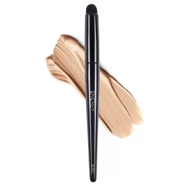 ENERGY Tapered Concealer Brush Under Eye Mini Kabuki Makeup Brush for Liquid Cream Concealer Foundation Powders Cosmetics Blending Buffing Soft Vegan Small Face Brush