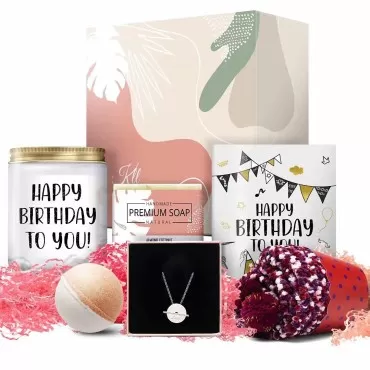 Birthday Gifts for Women- Relaxing Spa Gift Box Ba...