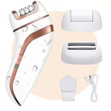 Epitome 3-in-1 Hair Removable Wet/Dry Unisex Travel, Shaver, Stone Callus, Hair Remover for Men and Women Epilator