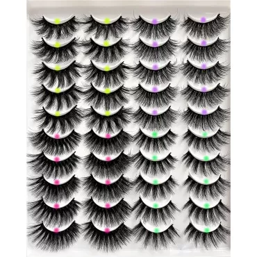 Alyxxndra 3D Mink Lashes Natural Look 20mm Fake Ey...