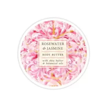 Greenwich Bay Trading Company Botanical Collection: Rosewater & Jasmine Body Butter (11-021-021)