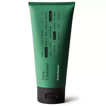 Hawthorne Natural Gentle Face Wash Cleanser for Men, Lightly Foaming Moisturizing Formula to Remove Dirt Without OverDrying, with Aloe Vera and Soothing Centella Asiatica, For Dry, Sensitive Skin, 4oz