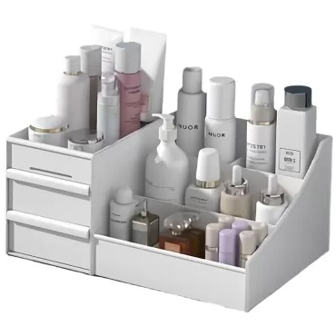 XIOU Makeup Desk Organizer with Drawers - Countert...