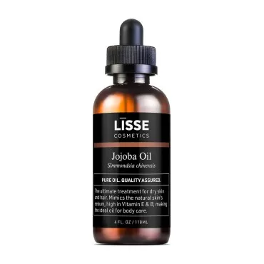 Lisse 100% Pure Jojoba Oil - Cosmetic/Therapeutic Grade- Batch Tested and Verified - Premium Quality you can Trust (4 oz)