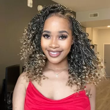 12inch Goddess Box Braids Crochet Hair Bob Goddess...