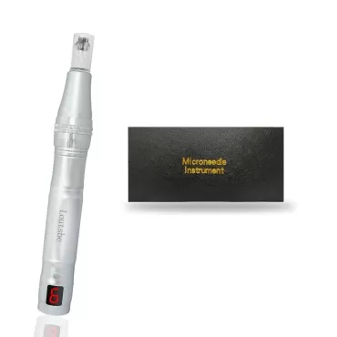 Loutsbe Cordless Electric Microneedling Pen 28000RPM, Professional Beauty Pen With 30 Pcs Replace Cartridege (12-pins ×10, 36pins×10, nano×10) Beneficial Your Skin Suitable For Use At Home