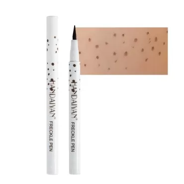 AKARY Freckle Pen Professional Lifelike Face Concealer Point Out Natural Waterproof Longlasting Soft Artificial Freckles Fine Makeup Freckle Pen Life Face Decoration (#04 Dark Brown)