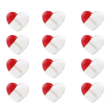 Ewanda store 20 Pcs 5ml Heart Shaped Empty Lip Gloss Tubes Containers Gloss Tubes Containers,Clear Mini Refillable Lip Oil Bottles for Women Girl DIY Cosmetics