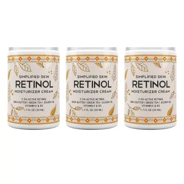 Simplified Skin 2.5% Retinol Cream Face Moisturize...
