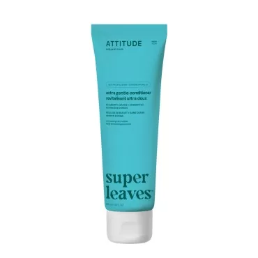 ATTITUDE Extra Gentle Conditioner, Plant- and Mineral-Based Ingredients, Vegan and Cruelty-free, Unscented, 8 Fl Oz