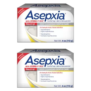 Asepxia Cleansing Bar Neutral 4 oz (Pack of 2)