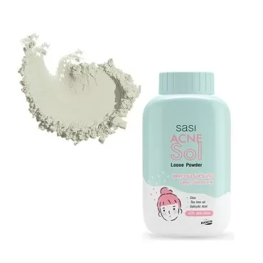 SOL Acne Loose Powder X2, Controls Shine for Oily ...