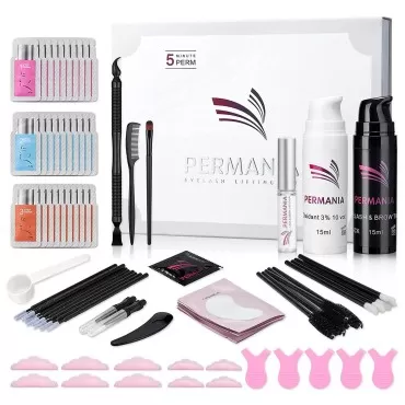 PERMANIA Lash Lift with Black Color Kit, Quick Eye...