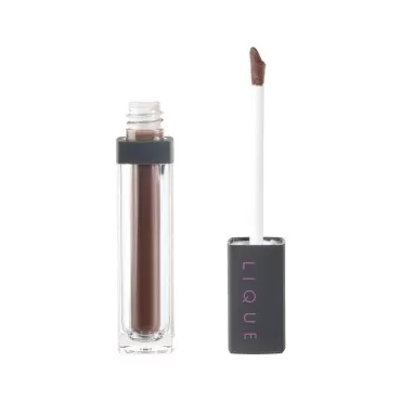 LIQUE Cosmetics Lip Gloss, Non-Sticky, Vegan Formula Infused with Pigment & Ultra-Fine Shimmer, Exposed, 0.22 Fl Oz.