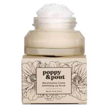 Poppy & Pout 100% Natural Lip Scrub, Exfoliating L...