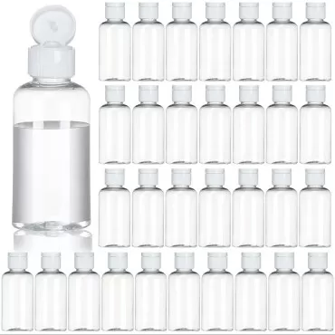 100Pack 1.7oz/50ml Plastic Empty Squeeze Bottles w...