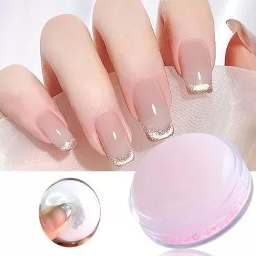 Nail Art Stamper, French Nails Jelly Cream Silicon...