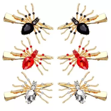 Urwomin Halloween Hair Clips for Women Spider Hair...