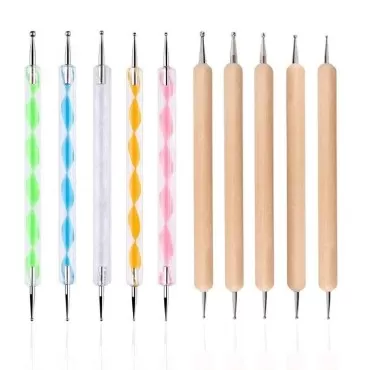 FULINJOY 10PCS Dotting Tools Set for Nail Art, Emb...