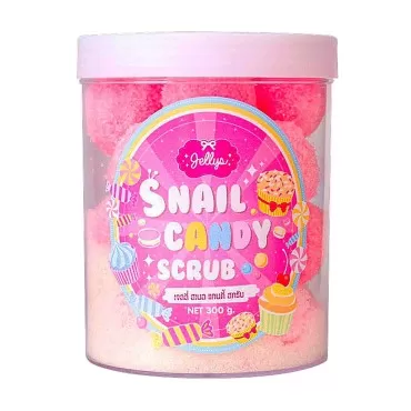 JELLYS Snail Body Scrub, Exfoliating Scrub & Mask for Nourishing, Gently Exfoliate & Moisturize Skin, Deep Cleansing and Detoxifying, Lifts Away Dead Skin Cells to Reveal Smooth Healthy Skin 300 G.