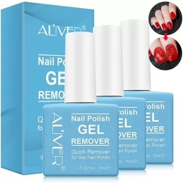 Gel Nail Polish Remover, (3pcs) Professional Remov...