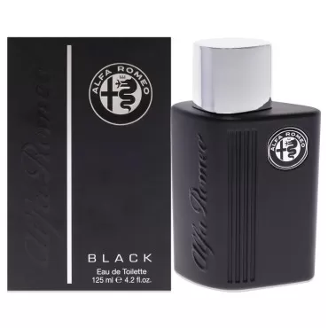 Alfa Romeo Alfa Romeo Black Men EDT Spray 4.2 oz...