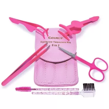 Eyelash Curlers 6Pcs - Eyebrow Tweezer for Women -...