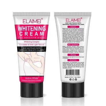 ELAIMEI Underarm Cream - Effectively Brightening Cream - Brighten & Moisturizes Armpit, Neck, Knees, Private Parts - Body Moisturizer Intimate Skin Cream 60ml
