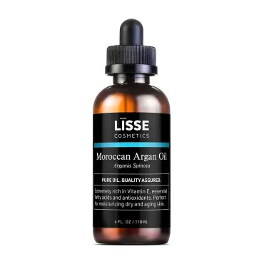 Lisse 100% Pure Moroccan Argan Oil Cosmetic/Therapeutic Grade- Batch Tested and Verified - Premium Quality you can Trust (4 oz)