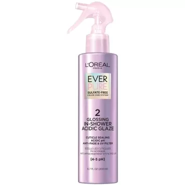 L’Oréal Paris Glossing Glaze, Intensifies Hair's Shine, Sulfate Free, EverPure 6.7 fl oz
