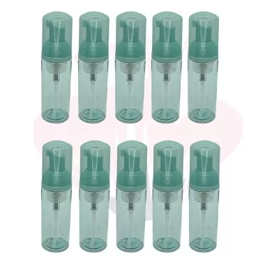 The Lash Co. (10 pieces) 60ml Foaming Pump Bottles Plastic Dispenser | Lash Shampoo, Soap (Mint Green)