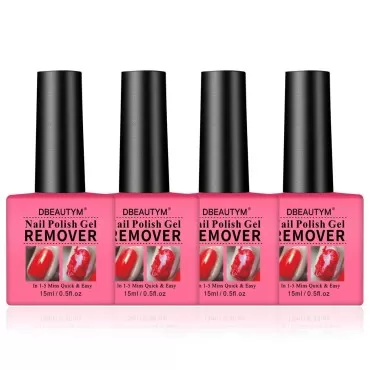 4 Pack Gel Nail Polish Remover,Gel Polish Remover ...