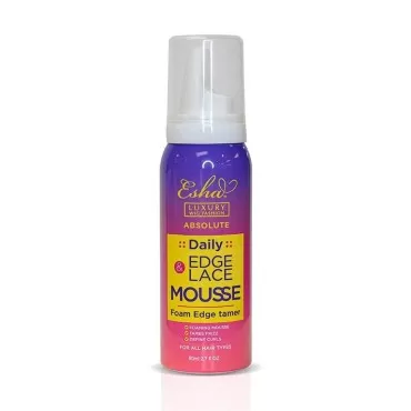 Janet Collection ESHA MeltNSlay Edge&Lace Mousse - Setting Mousse - For All Hair Types - Daily Use