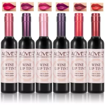 ZODENIS Wine Lip Tint (6 Colors), Matte Liquid Lip...