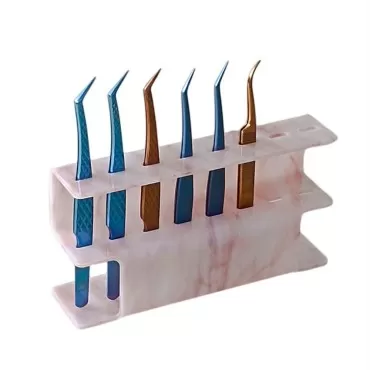 LIXIMMAZN 8 Holes Tweezers Holder, Acrylic Rack St...