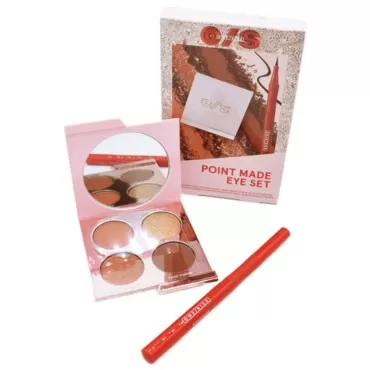 One size by Patrick Starrr Point Made Eyeliner & Eyeshadow Makeup Gift Set: Point Made 24-hr Waterproof Long Lasting Liquid Eyeliner Pen, Copper Cider Eyeshadow Quad Palette…