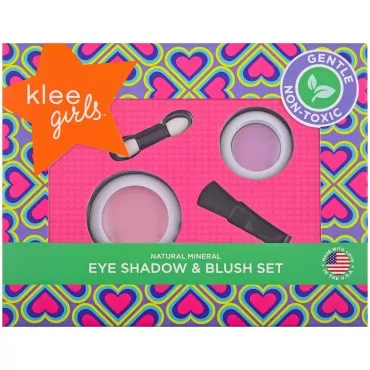Klee Naturals Mineral Eye Shadow and Blush Set (Whisper and Dream)