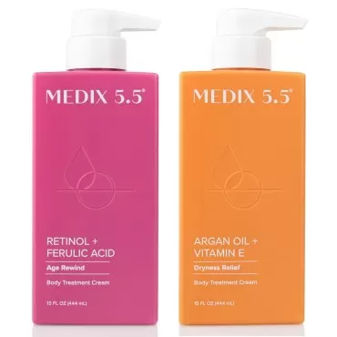 Medix 5.5 Retinol Body Lotion + Argan Oil Cream 2P...