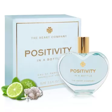 THE HEART COMPANY | Positivity in a bottle | Fresh Clean Perfume for women | Vegan Gifts for women | Women's Eau de Parfum Spray 75ml - 2.5 fl oz.