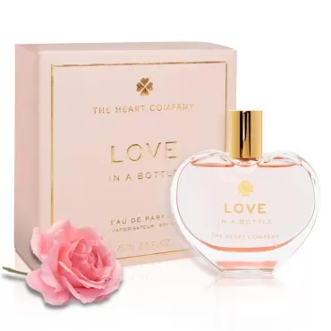 THE HEART COMPANY | Love in a bottle | Floral Sweet Perfume for women | Vegan Women's Eau de Parfum | Romantic Clean Perfume Spray 75ml - 2.5 fl oz.